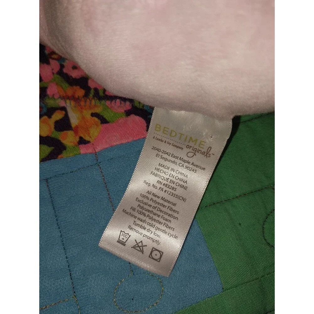 Bedtime Originals Twinkle Toes Pink Elephant Plush, Hazel